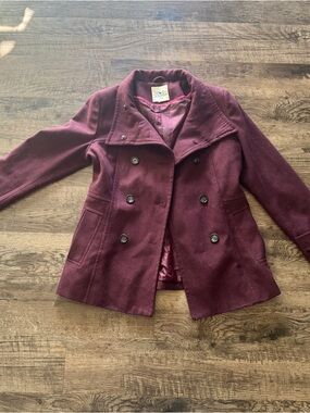 Thread & Supply Coat in Deep Wine